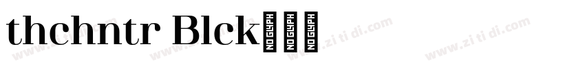 Athachantr Black字体转换